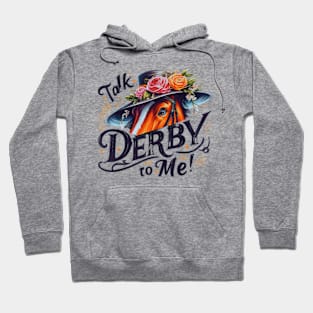 Funny Horse Derby Party Blue Hoodie